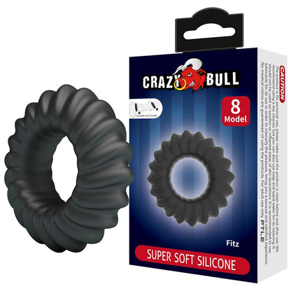 CRAZY BULL - FITZ ANILLO PARA EL PENE SILICONA MOD 8