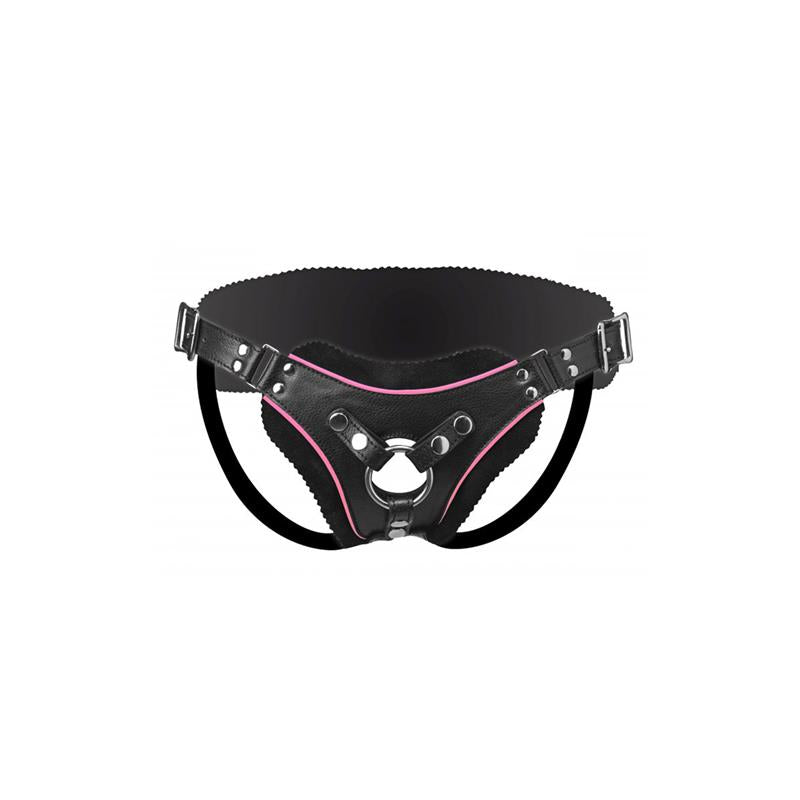 STRAP U - FLAMINGO ARNÉS CINTURA BAJA NEGRO