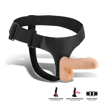 HARNESS COLLECTION LATETOBED - FLAXY ARNÉS CON DILDO FLEXIBLE DESMONTABLE