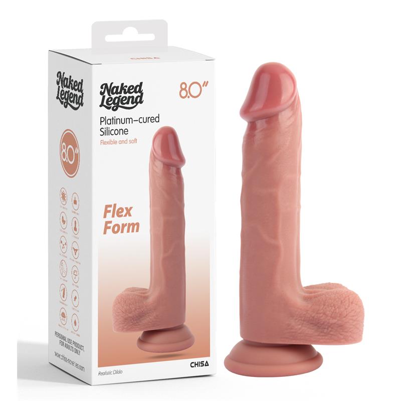 CHISA - FLEX FORM DILDO SILICONA LÍQUIDA 20.5 CM - 8