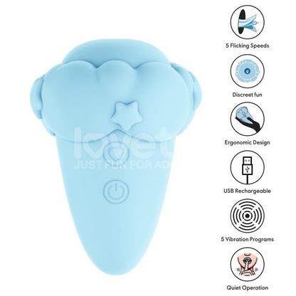 LOVETOY - FLICKER ESTIMULADOR CON FLICKING AZUL