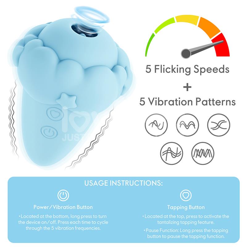 LOVETOY - FLICKER ESTIMULADOR CON FLICKING AZUL