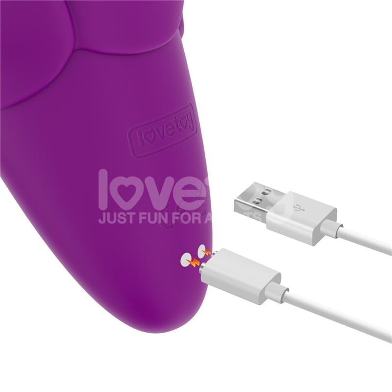 LOVETOY - FLICKER ESTIMULADOR CON FLICKING PÚRPURA