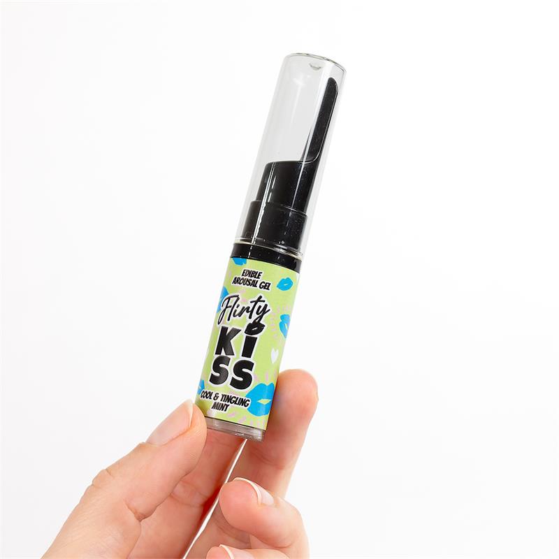 SECRET PLAY - FLIRTY KISS GELES PARA SEXO ORAL FRESA Y MENTA 2X8GR