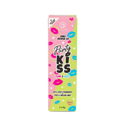 SECRET PLAY - FLIRTY KISS GELES PARA SEXO ORAL FRESA Y MENTA 2X8GR