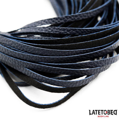 LATETOBED BDSM LINE - FLOGGER AZUL OSCURO 43.5CM
