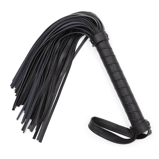 LATETOBED BDSM LINE - FLOGGER CLÁSICO 42 CM NEGRO