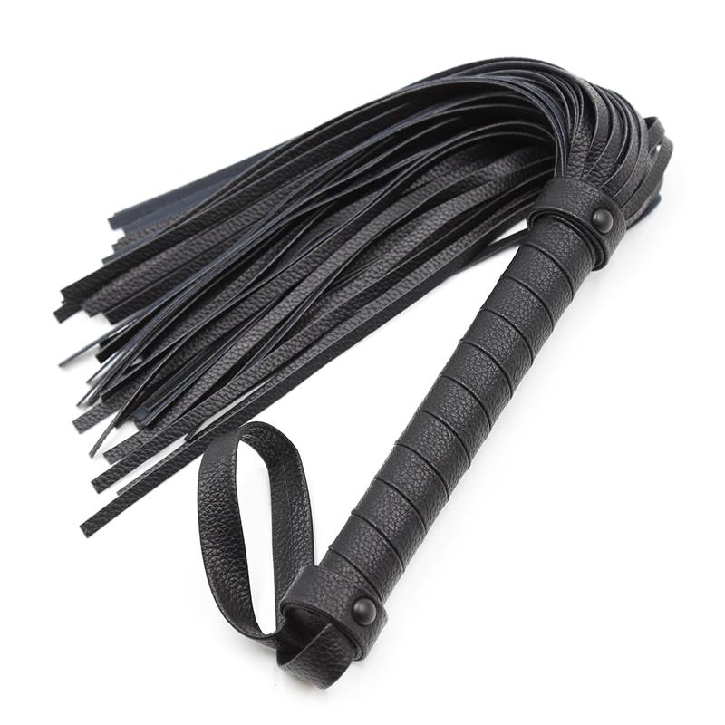 LATETOBED BDSM LINE - FLOGGER CLÁSICO 42 CM NEGRO