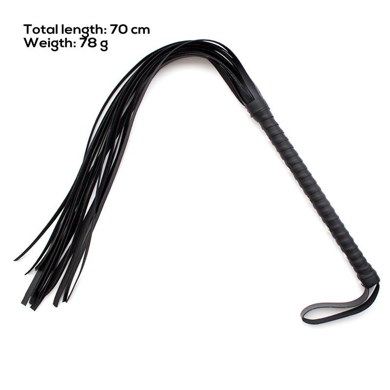 LATETOBED BDSM LINE - FLOGGER CON 7 REMACHES 70 CM