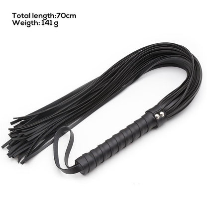 LATETOBED BDSM LINE - FLOGGER CON COLAS DE CORDEL 70 CM