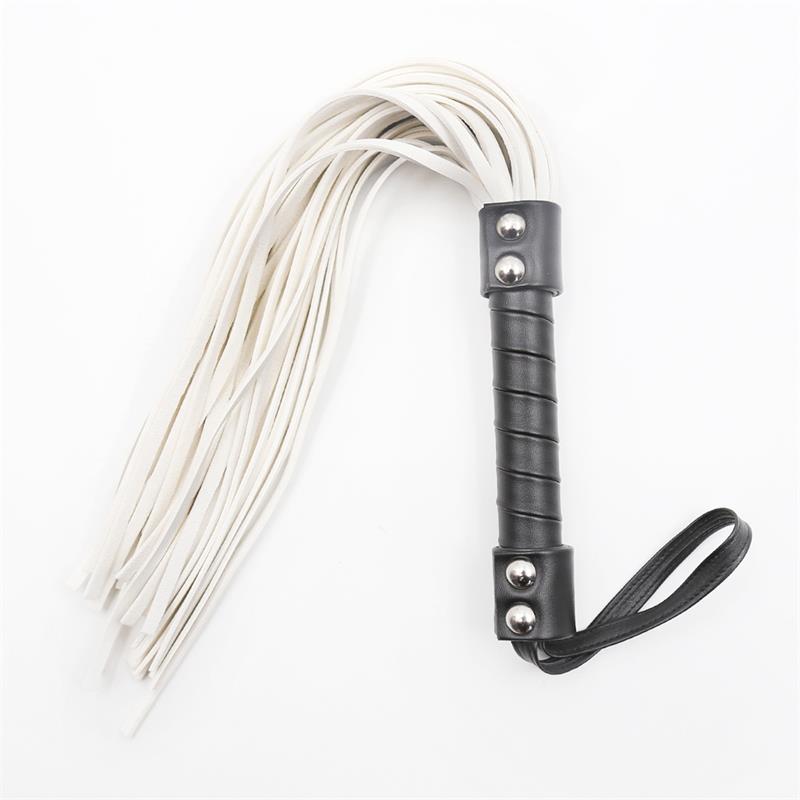 LATETOBED BDSM LINE - FLOGGER CON DOBLE REMACHE 44 CM