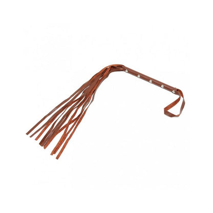 BONDAGE PLAY - FLOGGER CUERO MARRÓN 62CM