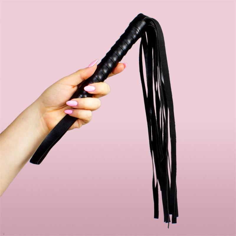 SECRET PLAY - FLOGGER DE CUERO 45 CM NEGRO