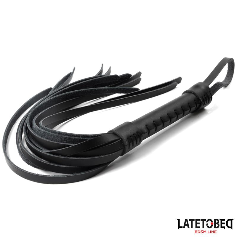 LATETOBED BDSM LINE - FLOGGER DE PIEL 50 CM
