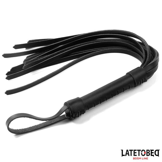 LATETOBED BDSM LINE - FLOGGER DE PIEL 50 CM
