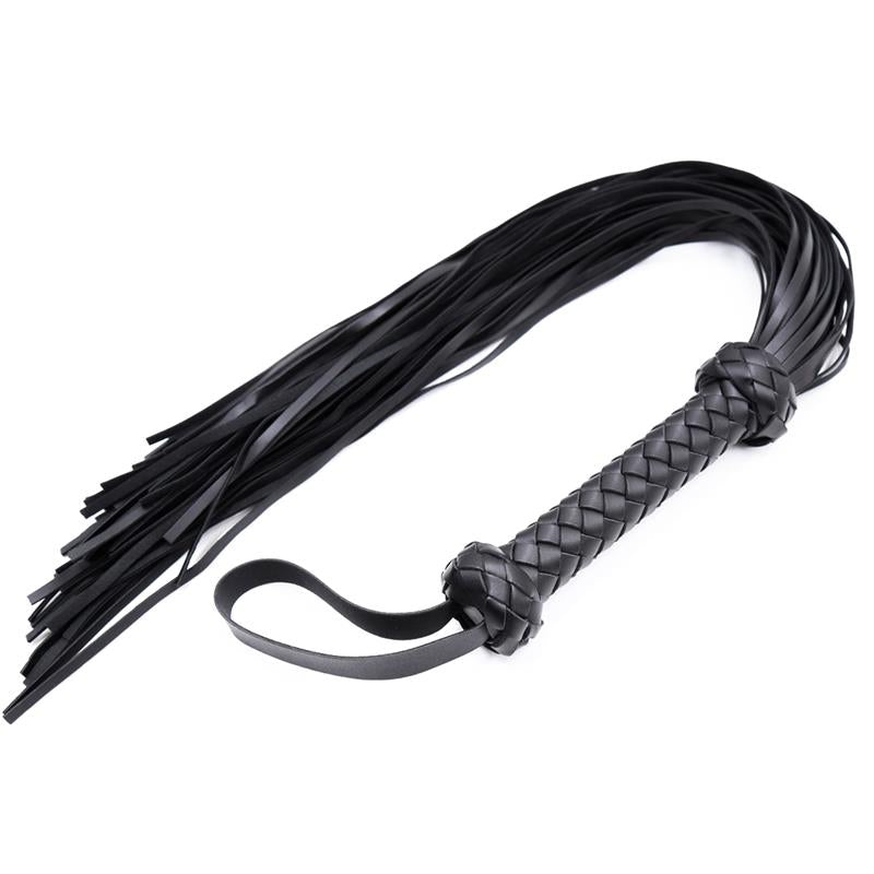 LATETOBED BDSM LINE - FLOGGER MANGO TRENZADO 76 CM