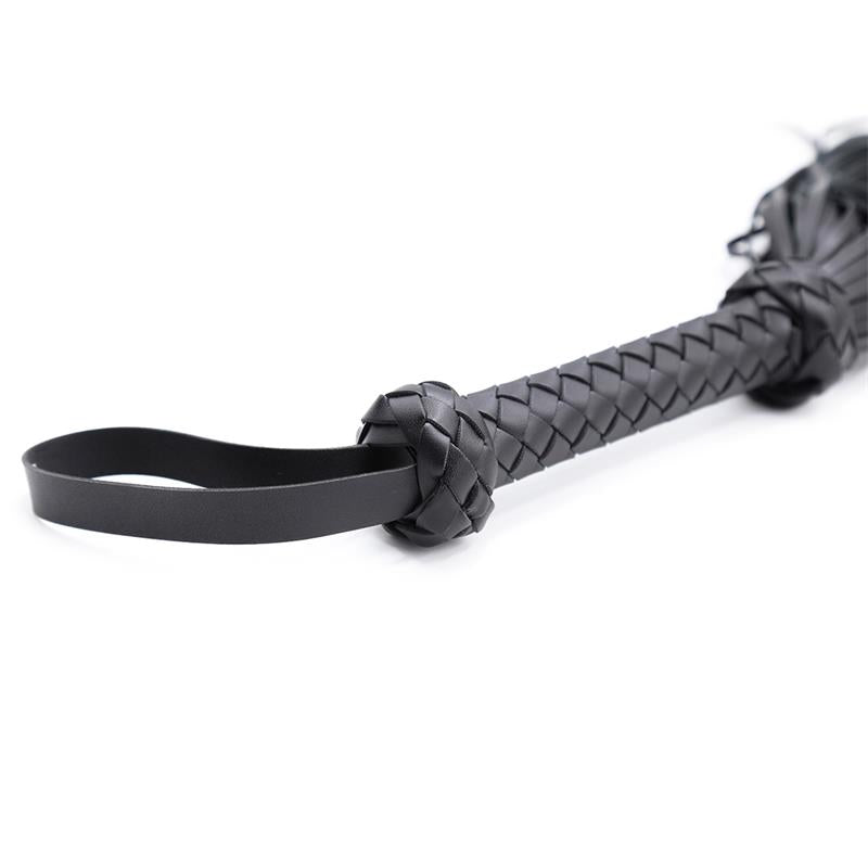 LATETOBED BDSM LINE - FLOGGER MANGO TRENZADO 76 CM