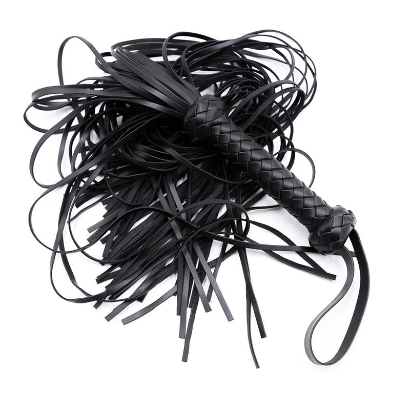 LATETOBED BDSM LINE - FLOGGER MANGO TRENZADO 76 CM