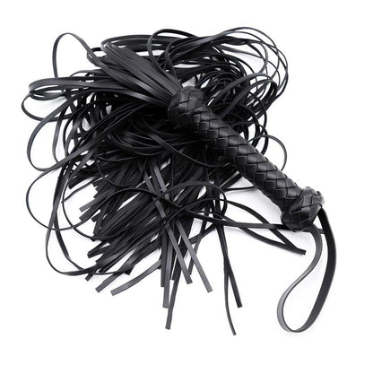 LATETOBED BDSM LINE - FLOGGER MANGO TRENZADO 76 CM