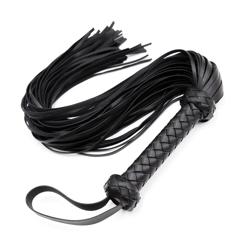 LATETOBED BDSM LINE - FLOGGER MANGO TRENZADO 76 CM