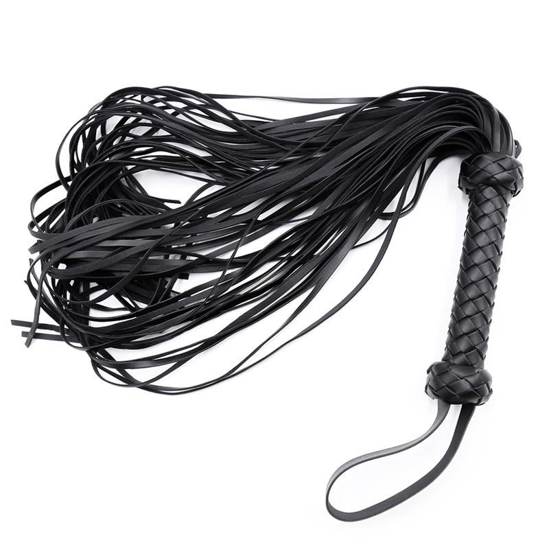 LATETOBED BDSM LINE - FLOGGER MANGO TRENZADO 76 CM
