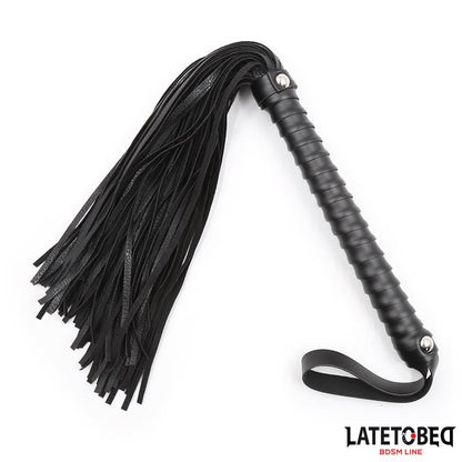 LATETOBED BDSM LINE - FLOGGER NEGRO  48.5CM