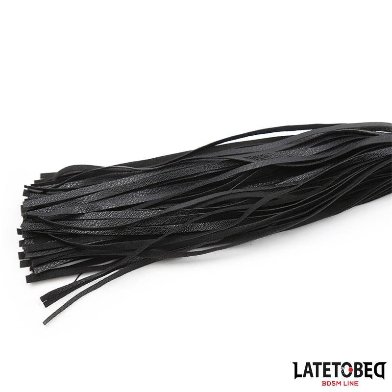 LATETOBED BDSM LINE - FLOGGER NEGRO  48.5CM