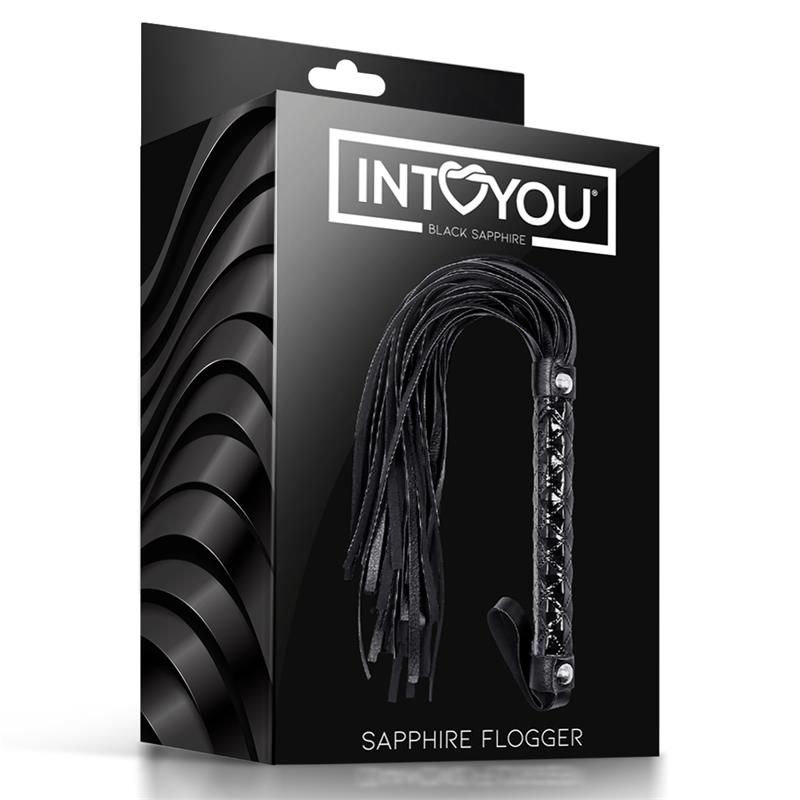 BLACK SAPPHIRE - FLOGGER SAPPHIRE CUERO VEGANO