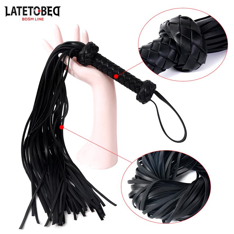LATETOBED BDSM LINE - FLOGGER TRENZADO 64.5 CM