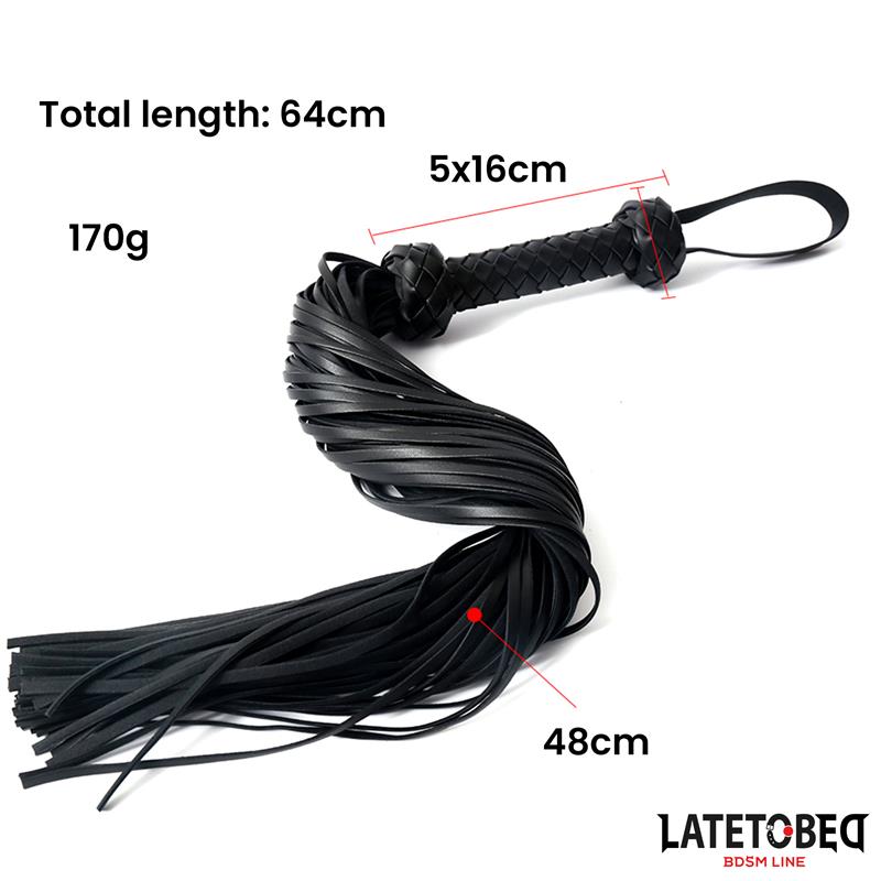 LATETOBED BDSM LINE - FLOGGER TRENZADO 64.5 CM