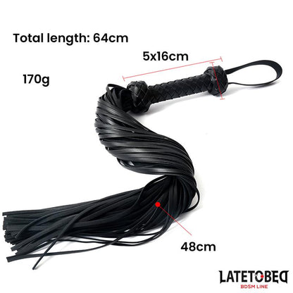 LATETOBED BDSM LINE - FLOGGER TRENZADO 64.5 CM