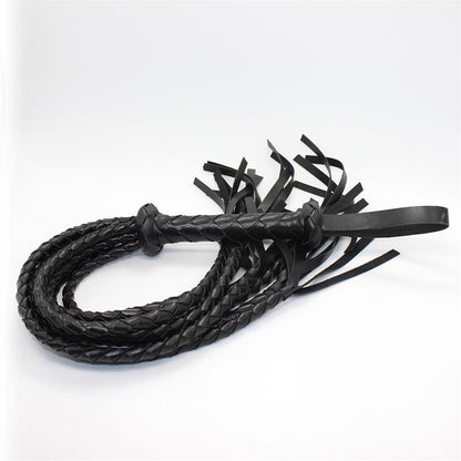 LATETOBED BDSM LINE - FLOGGER TRENZADO 75 CM NEGRO