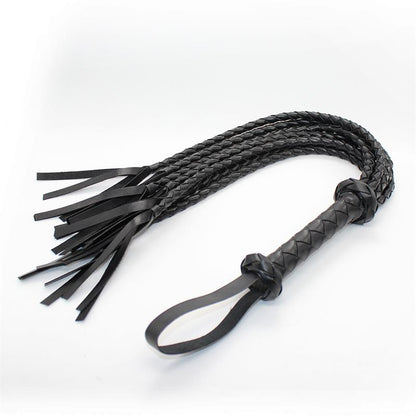 LATETOBED BDSM LINE - FLOGGER TRENZADO 75 CM NEGRO