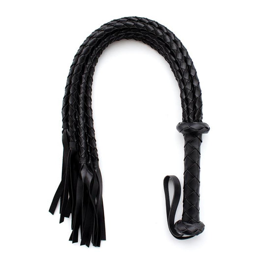 LATETOBED BDSM LINE - FLOGGER TRENZADO 75 CM NEGRO