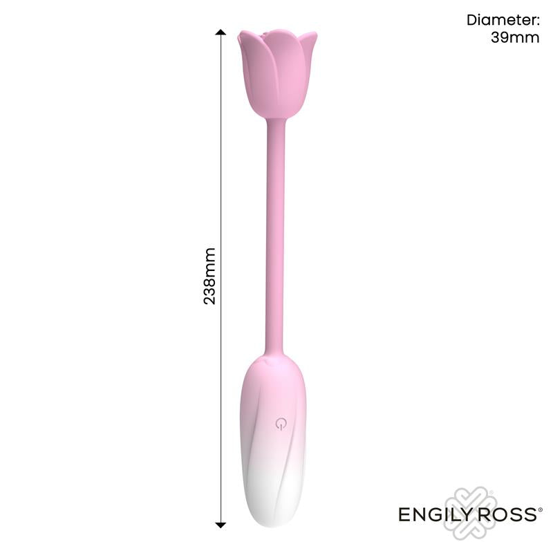 ENGILY ROSS - FLORAE HUEVO VIBRADOR CON ROSA ESTIMULADORA