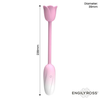 ENGILY ROSS - FLORAE HUEVO VIBRADOR CON ROSA ESTIMULADORA