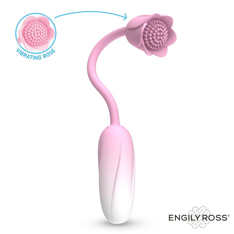 ENGILY ROSS - FLORAE HUEVO VIBRADOR CON ROSA ESTIMULADORA