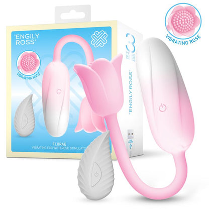 ENGILY ROSS - FLORAE HUEVO VIBRADOR CON ROSA ESTIMULADORA