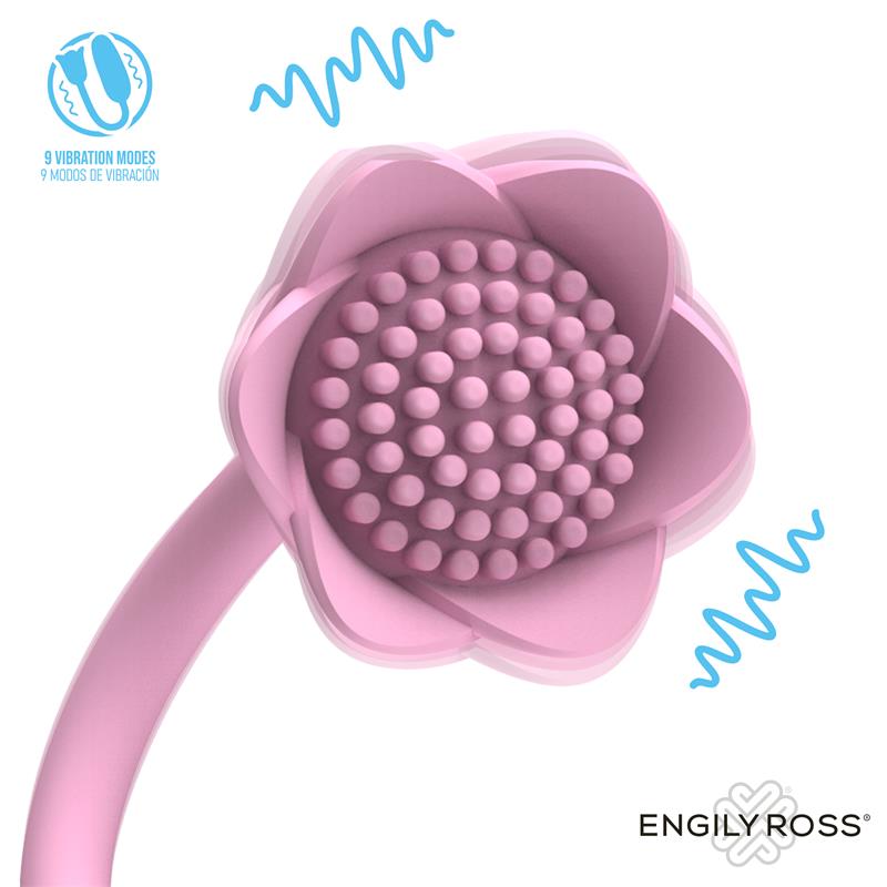 ENGILY ROSS - FLORAE HUEVO VIBRADOR CON ROSA ESTIMULADORA