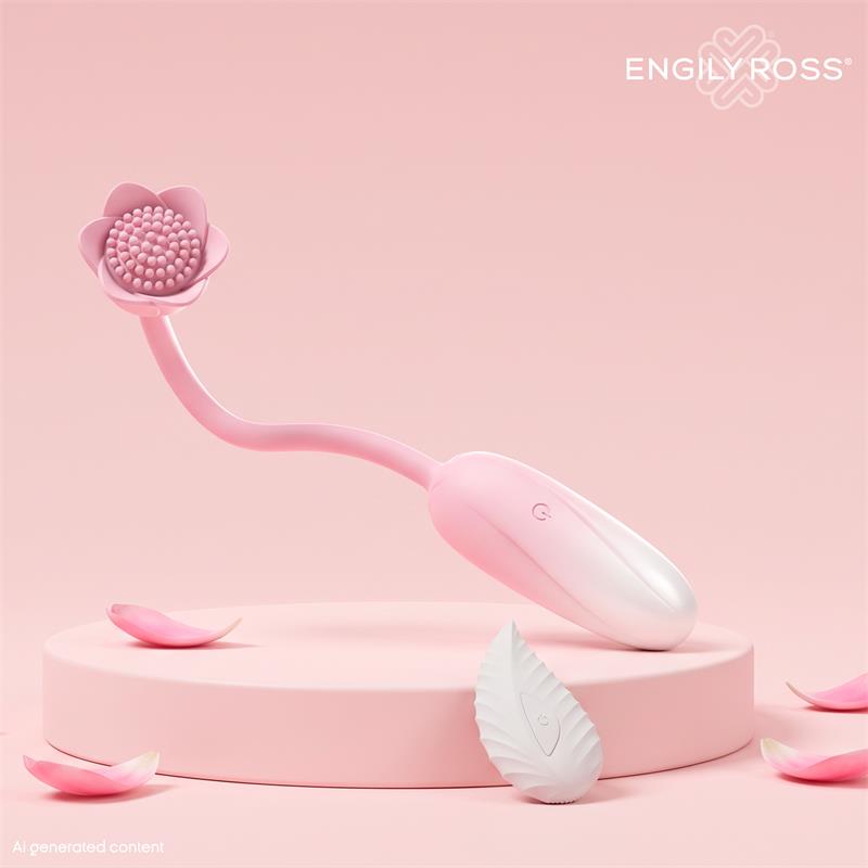 ENGILY ROSS - FLORAE HUEVO VIBRADOR CON ROSA ESTIMULADORA