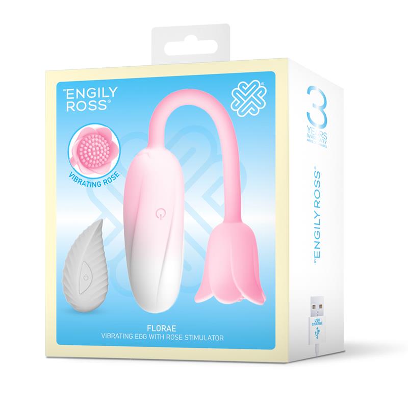 ENGILY ROSS - FLORAE HUEVO VIBRADOR CON ROSA ESTIMULADORA