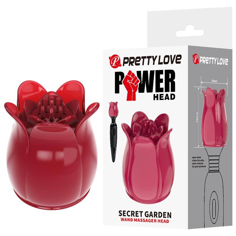 PRETTYLOVE - FLOWER WAND CABEZAL PARA MASAJEADOR POWER WAND