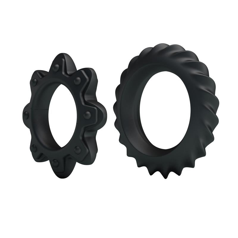 BAILE - FLOWERING SET DE 2 ANILLOS PARA EL PENE
