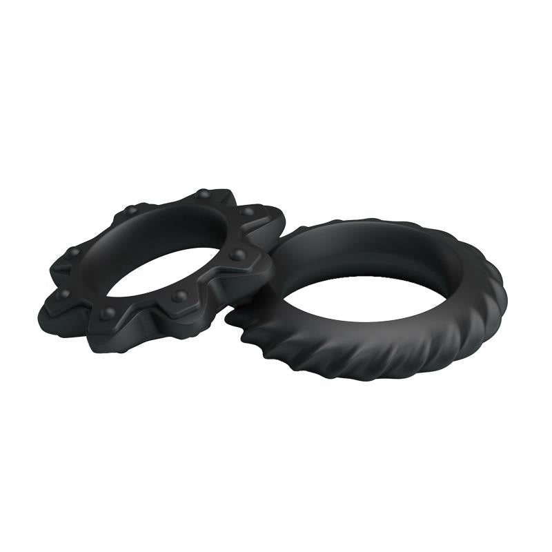 BAILE - FLOWERING SET DE 2 ANILLOS PARA EL PENE