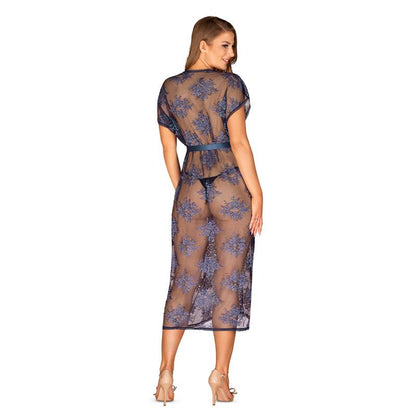 OBSESSIVE - FLOWLACE KIMONO TURQUESA