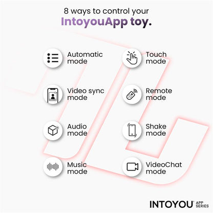 INTOYOU APP SERIES - FRANKY VIBRADOR CON BITING Y BOLA ROTATIVA CON APP
