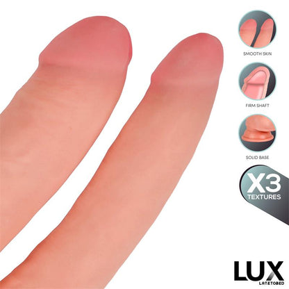 LUX - FRANZ DILDO DOBLE TRIPLE DENSIDAD 8.2 - 9