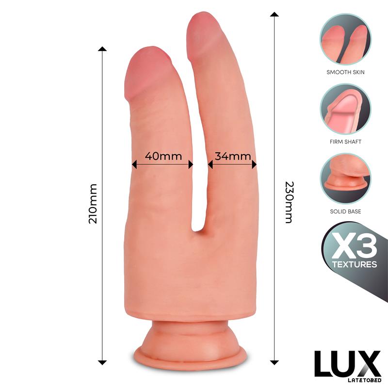 LUX - FRANZ DILDO DOBLE TRIPLE DENSIDAD 8.2 - 9
