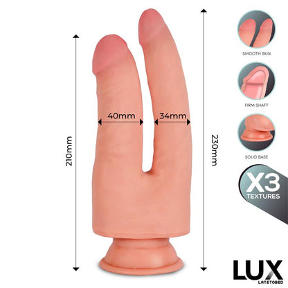 LUX - FRANZ DILDO DOBLE TRIPLE DENSIDAD 8.2 - 9