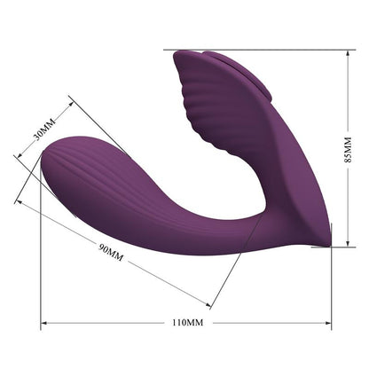 PRETTYLOVE - FRANZ VIBRADOR CON ESTIMULADOR DE BRAGUITA Y APP